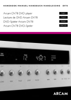 Arcam DV-78 - Owners Manual 